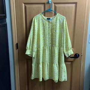 Yellow Who What Wear dress.